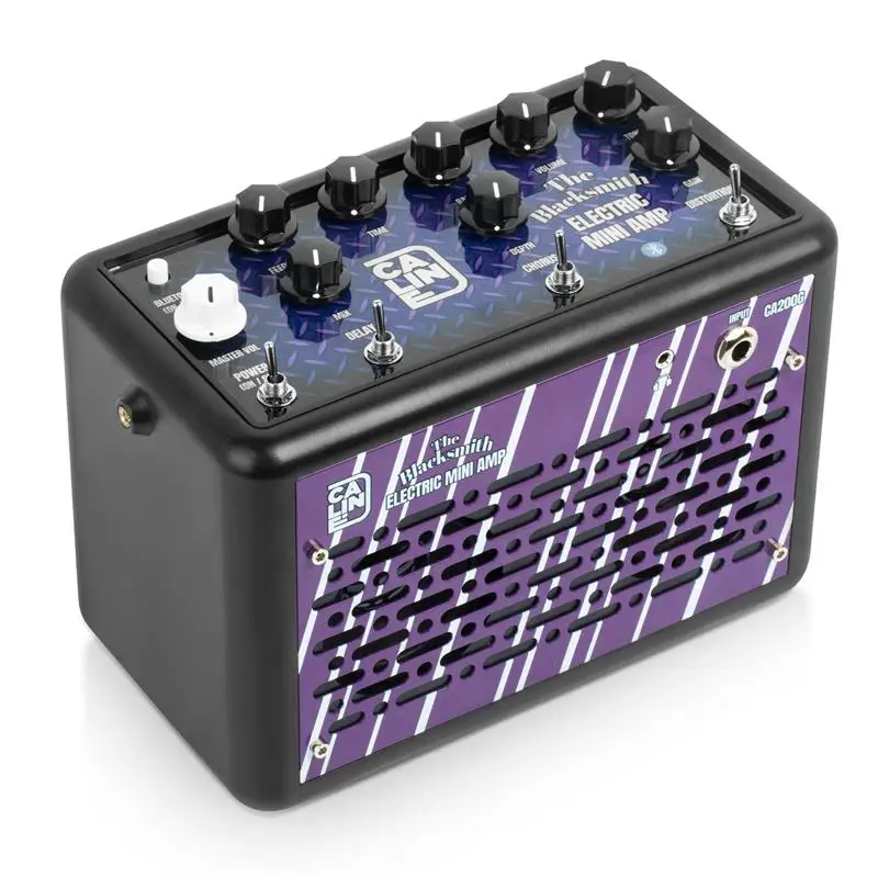 Caline CA200G Portable Mini Battery-Operated Electric Guitar Amp Blacksmith Series Musical Instrument Accessory