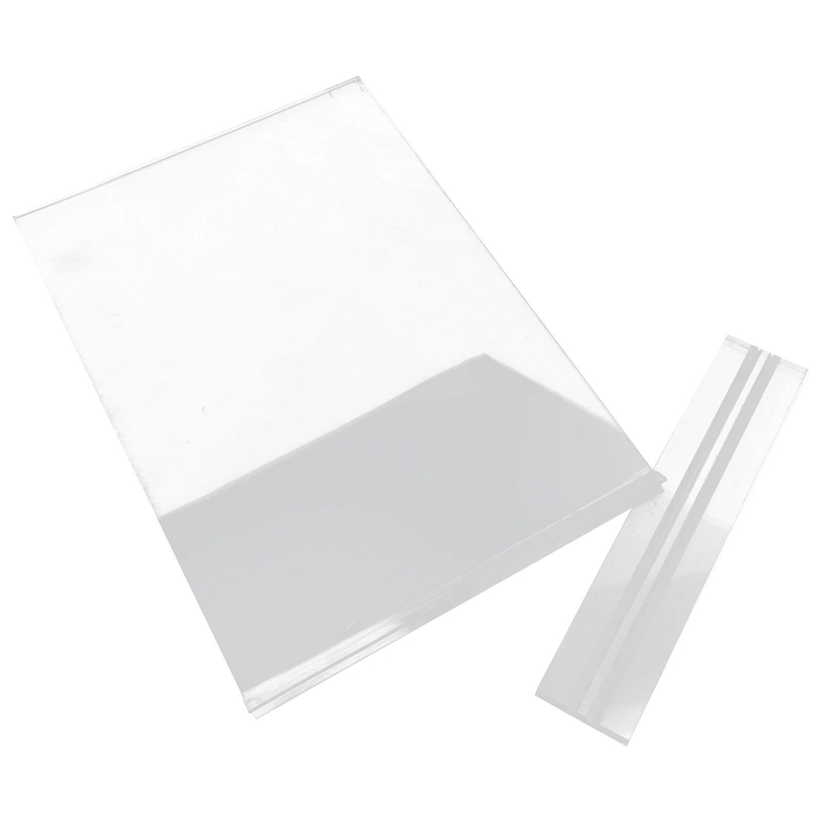

A4 Vertical Menu Paper Display Stand for Desk Desktop White Office Acrylic Steady Table Holders Menu Display Price Sign