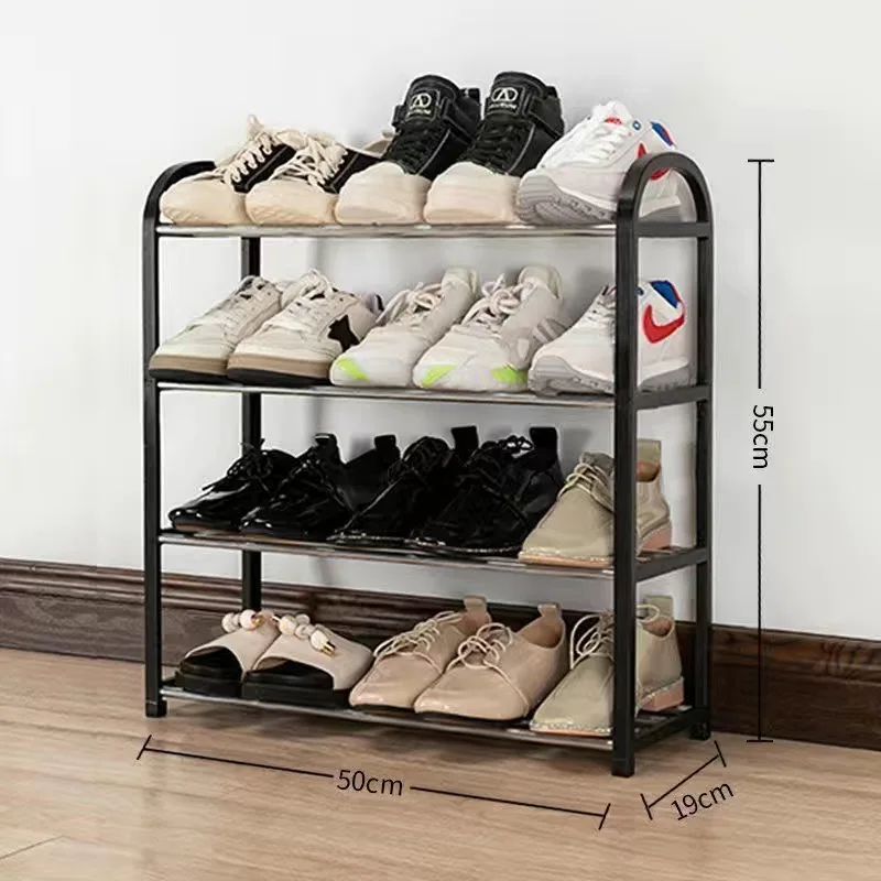 Household Simple Small Shoe Rack, Multifunctional Dust-proof Storage And Assembly Shelf