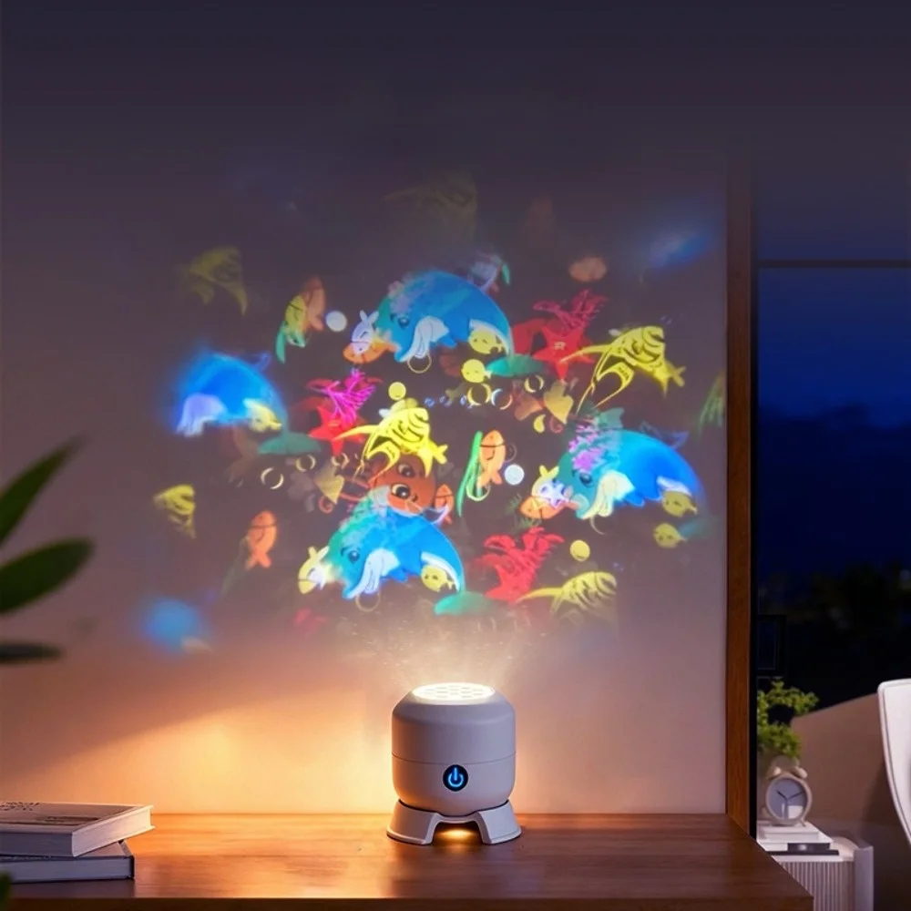 USB بالطاقة عيد الميلاد العارض ندفة الثلج أنماط واضحة عيد الميلاد LED ضوء الليل قابل للتعديل سطوع عالية جو مصباح