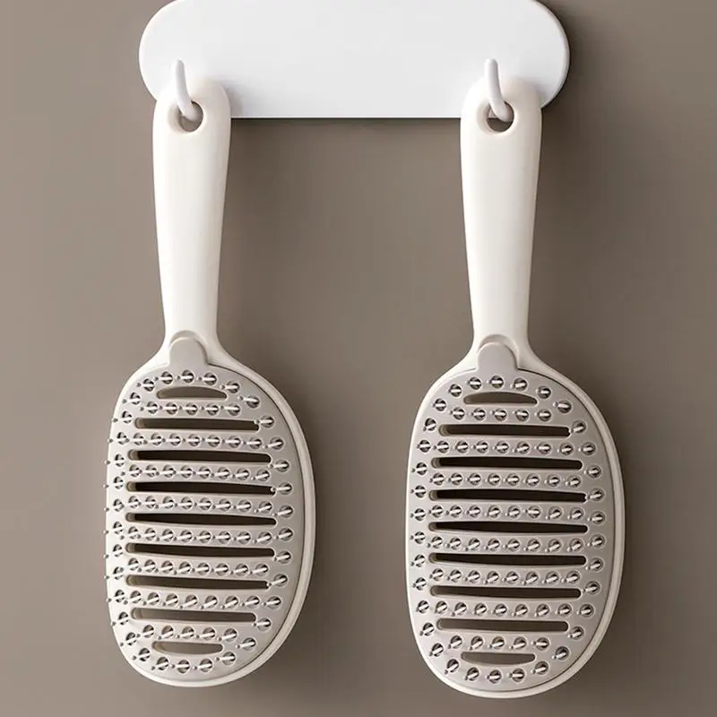 Vent Brush For Blow Drying Paddle Detangling Brush Paddle Brush For Blow Drying Vented Paddle Brush Curved Hair Brush For Wet view 4