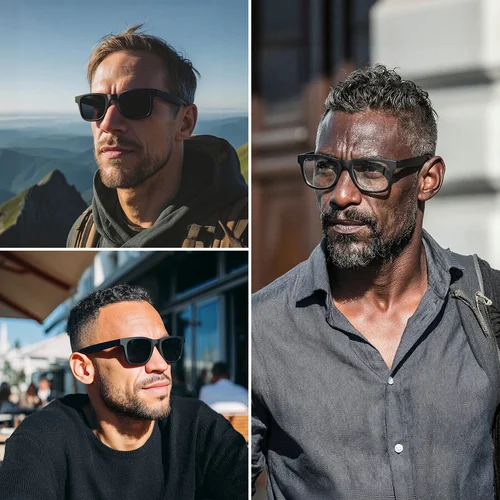 Imagen 2 del producto Gafas de sol MAXJULI XXL de tamaño doble extra grande Z87 para hombres con cabezas grandes y anchas, gafas de sol ultraligeras TR90 con protección UV400 W8822