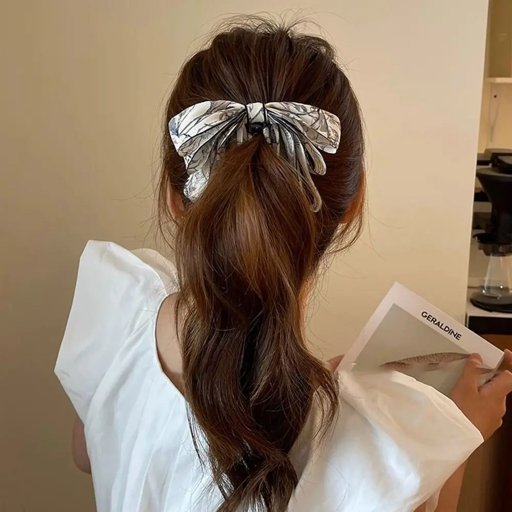 Lindo lazo arco plátano Clip cinta estilo coreano Clip Vertical pelo garra sombreros niñas
