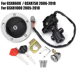 Ignition Switch Fuel Cap Seat Lock Key For Suzuki GSX-R GSXR 600 750 1000 2006 - 2018 2014 2015 2016 GSXR600 GSXR750 GSXR1000