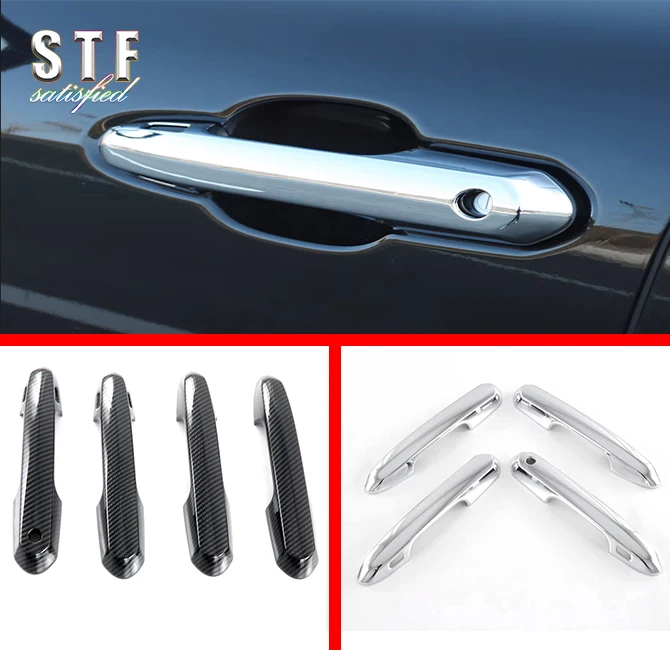 

Накладка на дверную ручку из АБС-пластика для Toyota Highlander XU70 2021 2022, автомобильные аксессуары, наклейки W4