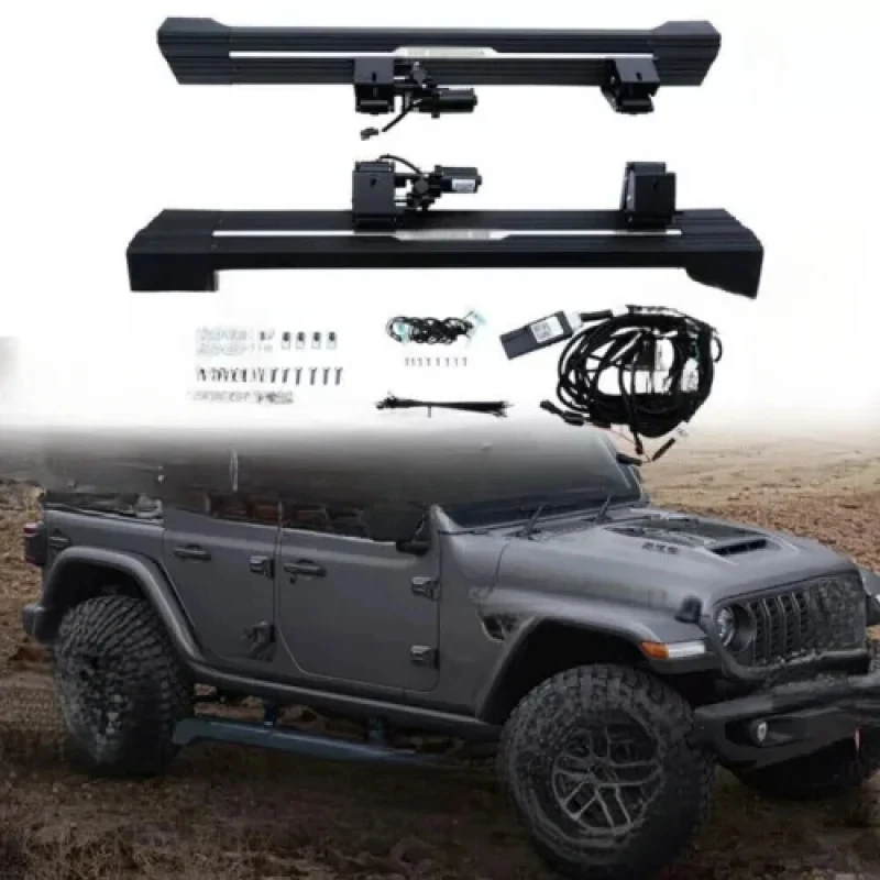 Suitable JL 4-Door 2018-2024 Expandable Running Boards