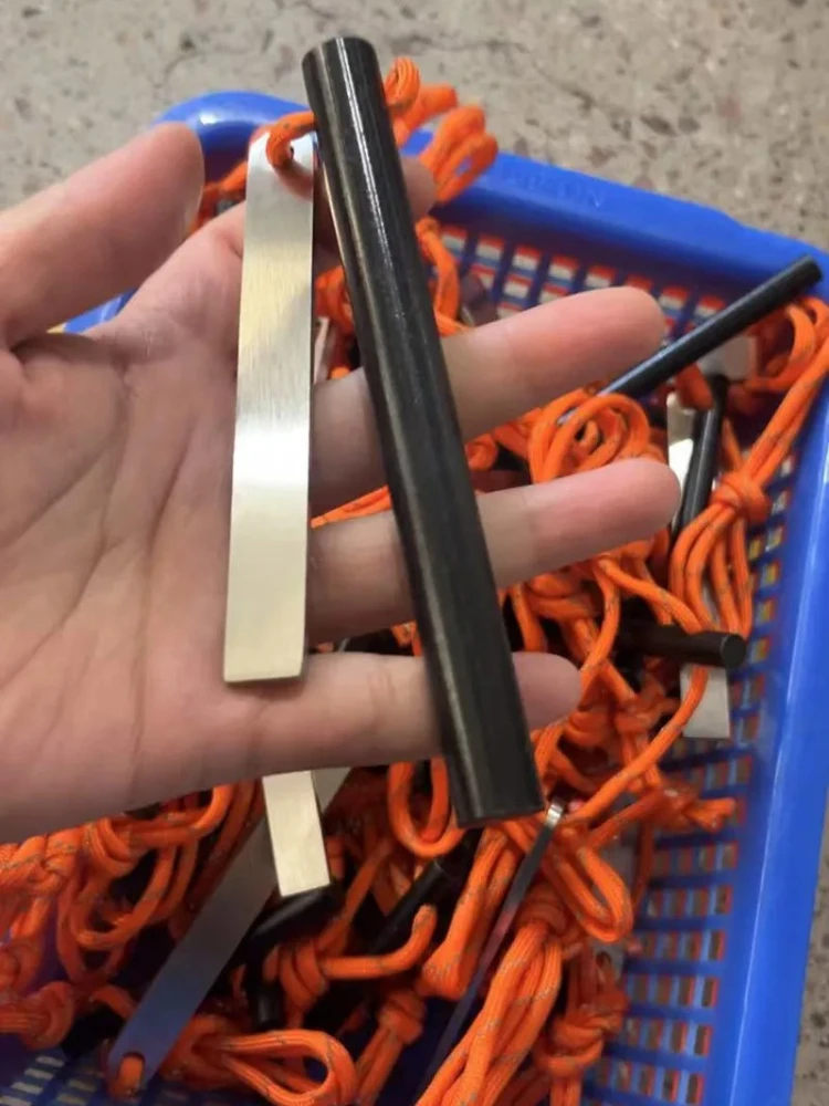 Outdoor Magnesium Rod Fire Starter with Scraper, Windproof Lighter Ignition Essential Survival Gear for Travel,Camping Emergency - view 4