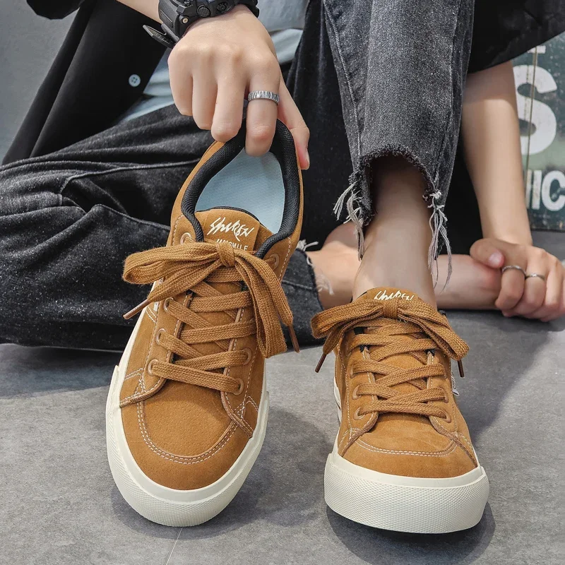 

Spring and Summer New Leather German Training Shoes Trend Fashion Casual Sports Men's Shoes Students All Match Board Shoes