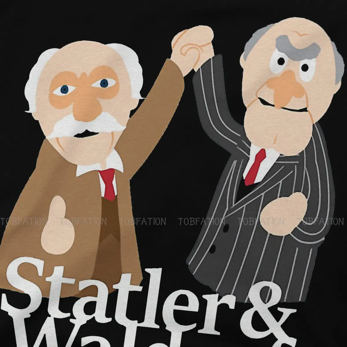 Statler And Waldorf 2024 Tshirt Classic Graphic Men\'s Tshirts Tops Loose Cotton O-Neck T Shirt