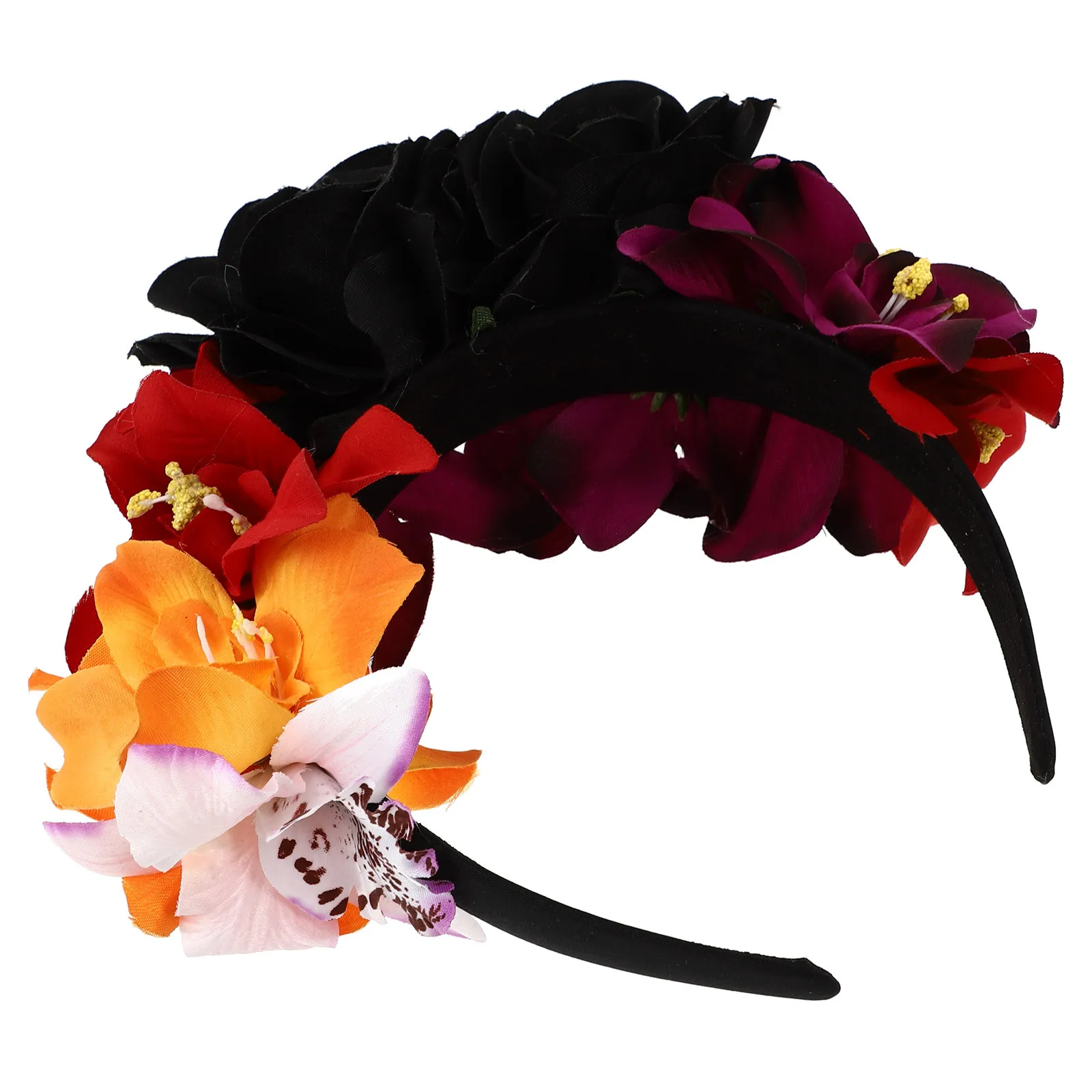 

1Pcs Rose Headband Simulation Floral Hair Accessory for Wedding Party Photo Prop Girls Women Hair Hoops Girl Headband