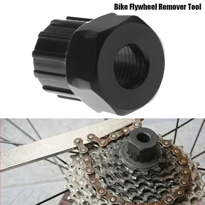 Bike Bicycle Cassette Flywheel Freewheel Lockring Remover Removal Repair Tool 12 Teeth Durable Carbon Steel Wrench Cycling Parts