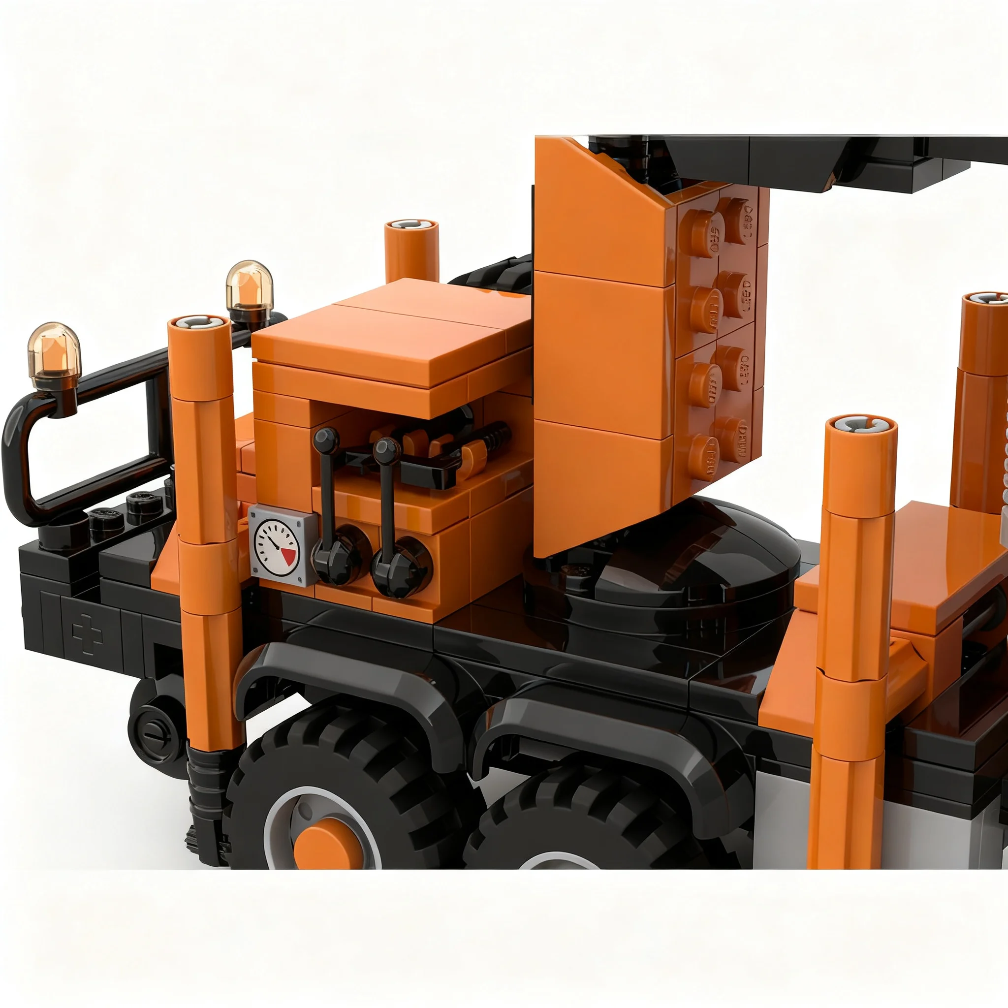 441pcs MOC Unimoges Rail Crane Unit City Trains Model Toy Building Blocks Construction Christmas Gift Education Assemble 3D DIY