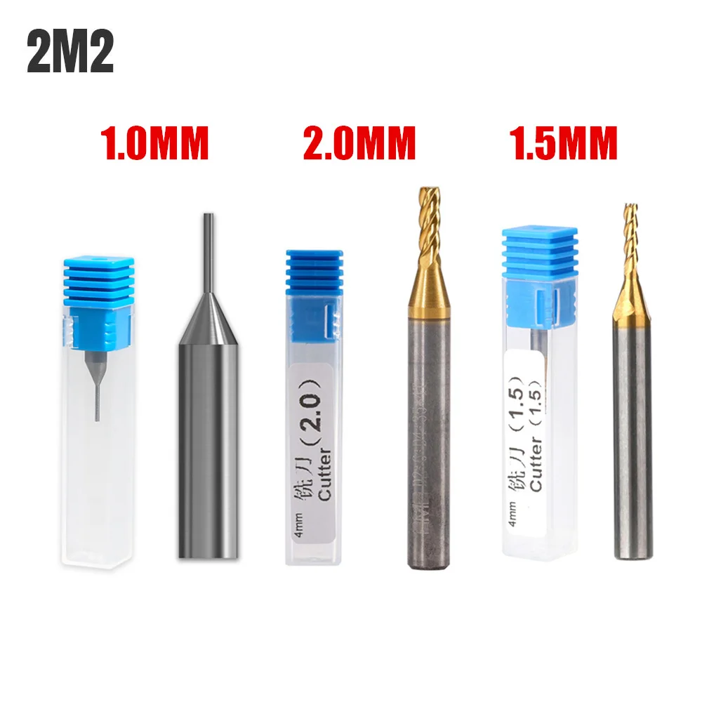 1.0MM Guide Pin /2.0MM/1.5MM Milling Cutter for 2M2 Tank Key Cutting Machine