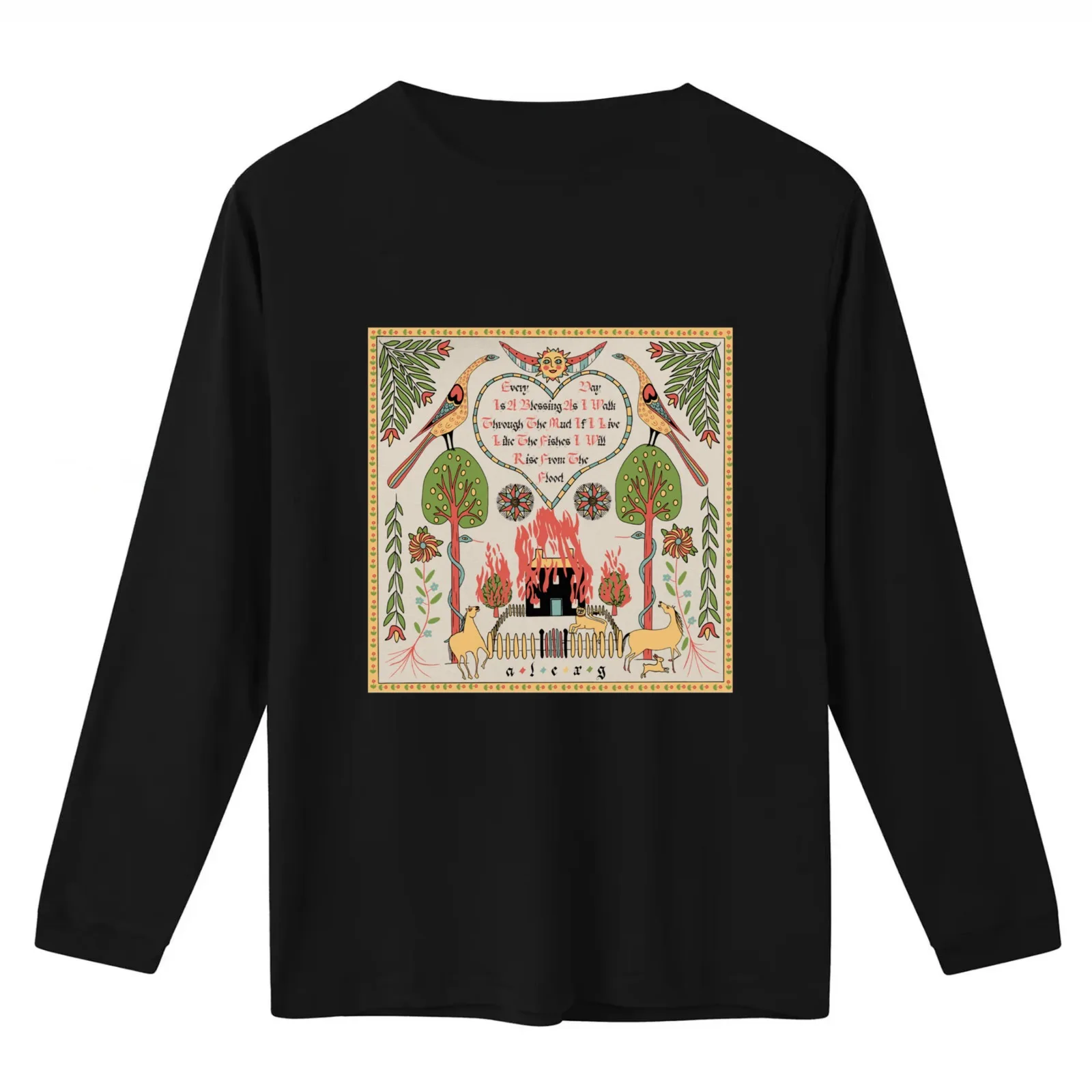 Alex G Merch Blessing Shirt T-Shirt Summer Casual Cotton Tee Oversized Streetwear Tops Vintage Graphic Print 100% Cotton