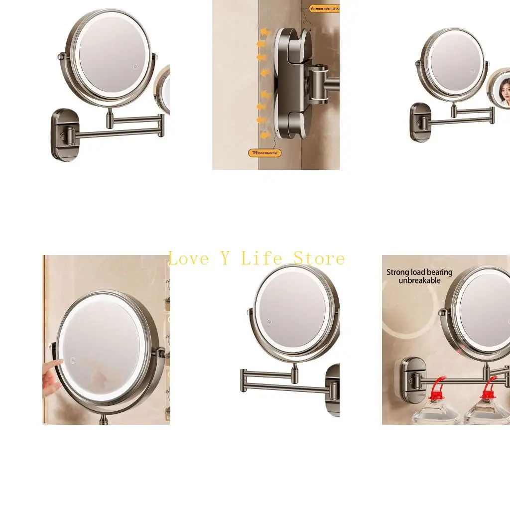 

L74C Гибкое зеркало настенного крепления с увеличением и долгое время используйте батарею