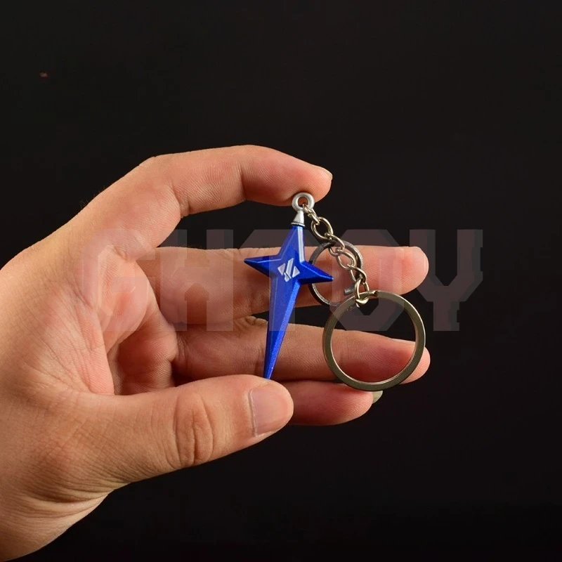 6 سنتيمتر/2.36in دلتا قوة لعبة الأسلحة الطرفية نماذج الشمال ستار المفاتيح المعلقات الحرف اليدوية زخرفة شاشة لسطح المكتب الصبي هدية