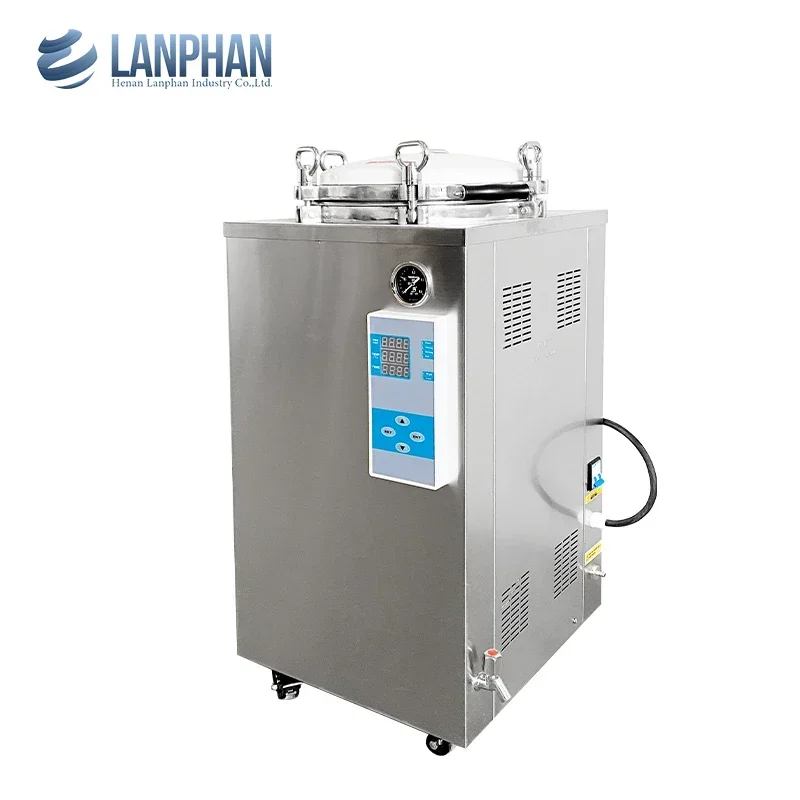 Lanphan 150 Liter Vertical High Pressure Steam Autoclave For Salon Clinic Hospital US Stock