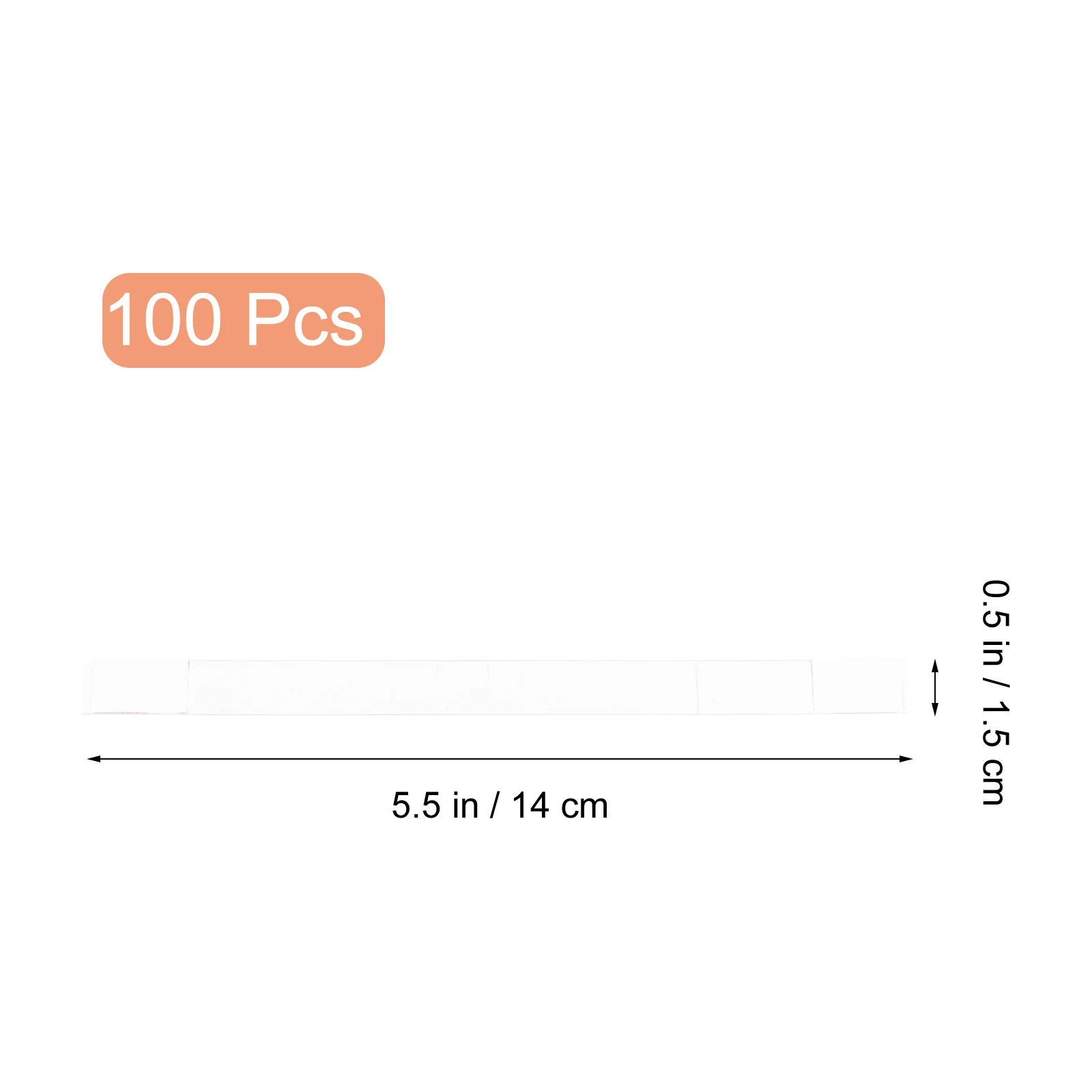 

100pcs Spring Clip Adhesive Display Holder Pvc Shrapnel For Price Tag Strip Jumping Advertising Label Supermarket Retail Store