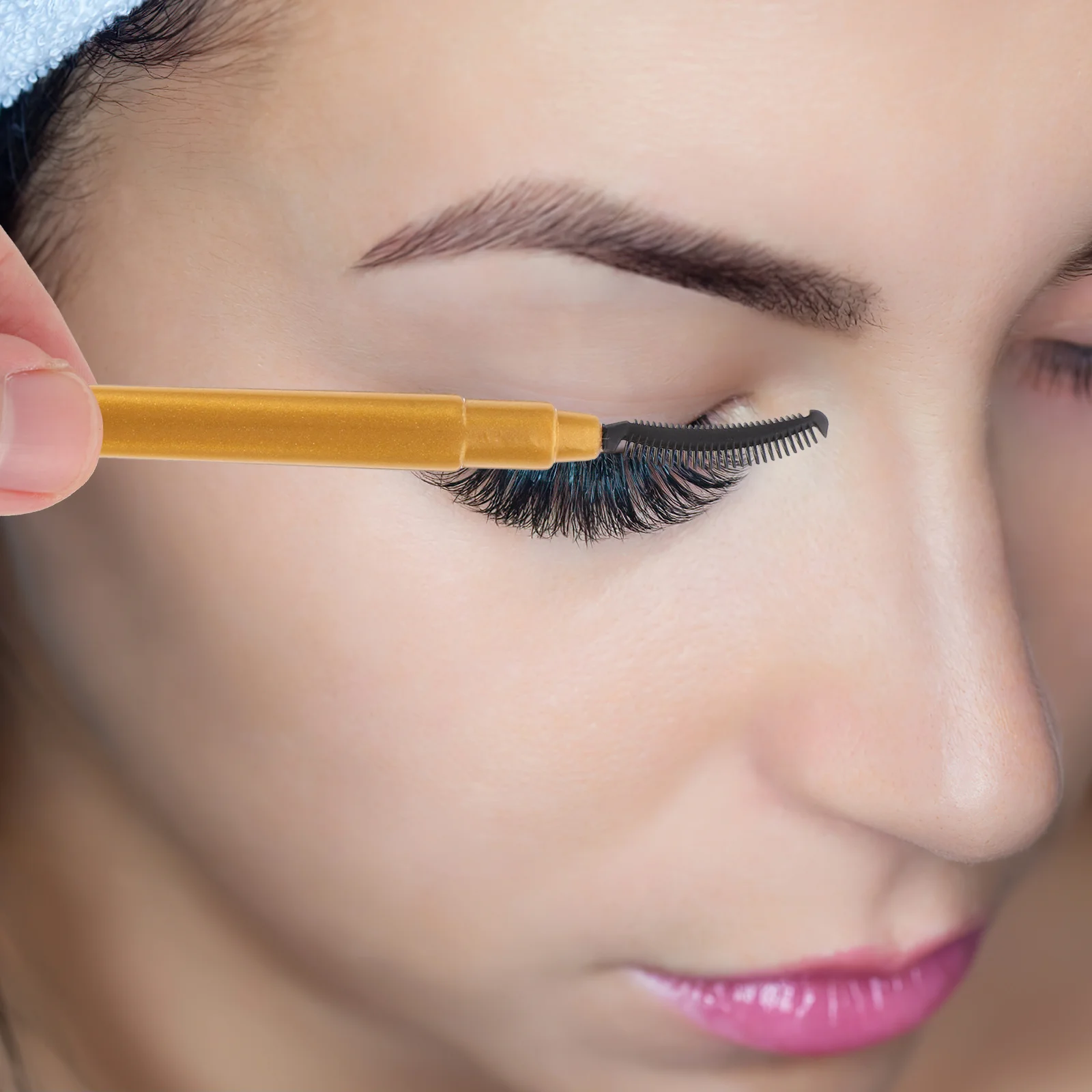 Brosses à cils en Silicone souple, baguette de Mascara pour la séparation des cils, toilettage des sourcils, outil de maquillage de voyage, Compact et élégant, 6 pièces