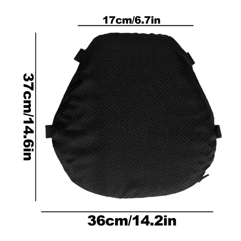 Comfortable Motorcycle Seat Shock Absorption Pad 3D Honeycomb Structure Cushion Breathable Seat Pad Ridding Cycling Accessories