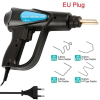 New 70W Hot Stapler PVC Plastic Welder Welding Machine Bumper Soldering Iron Garage Tools Car Bumper Repair Kits(EU Plug A)