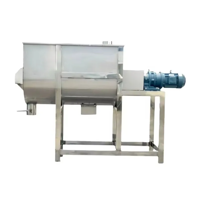 Sugar Dry and Wet Dual-Use Mixing Machine Seasoning Powder Mixer Large Stainless Steel Blending Machine for Commercial Use