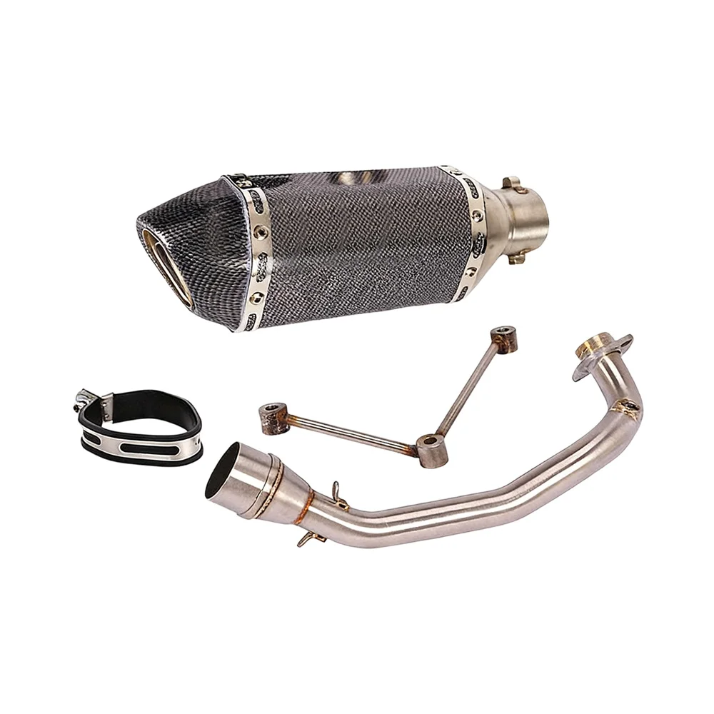 Auspuffanlagen für Yamaha BWS 125 Zuma 125 Komplettes System Krümmer Auspuffverbindungsrohr Schalldämpfer 310mm Auspuffrohre – Detail 9