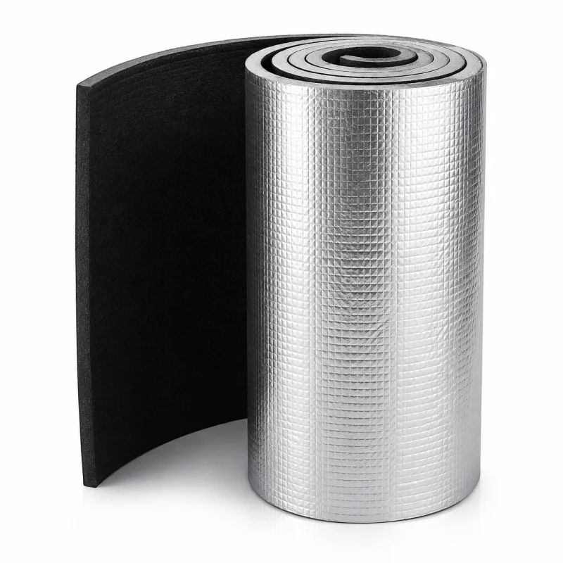 10mm Car Soundproofing Heat Insulation Cotton Roll Heatproof Soundproof Noise Reduction for RV Foam Floor Roof Pipe Insulation