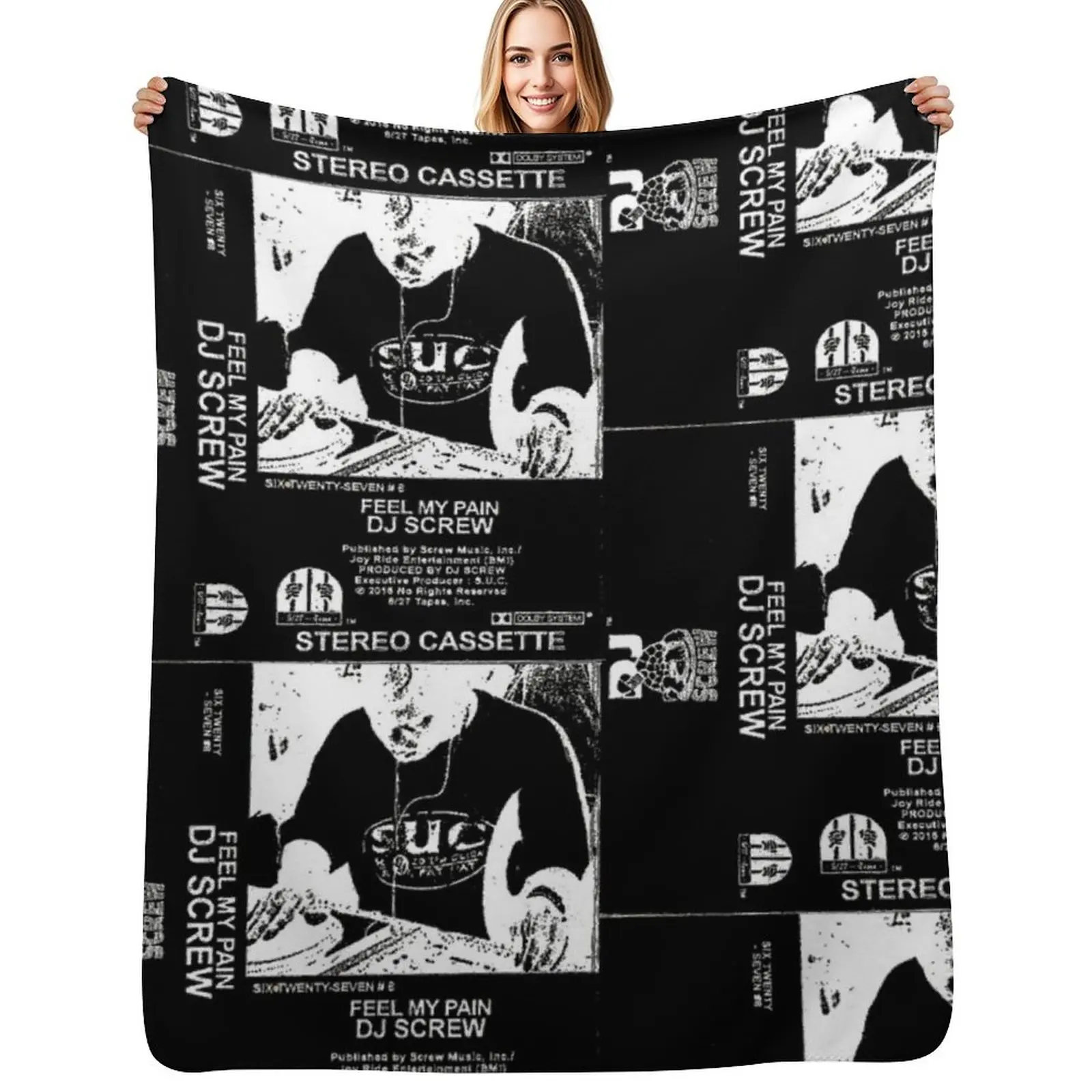 

DJ SCREW FEEL MY PAIN INVERTED Throw Blanket Designers Blankets For Sofas Hairys Sofa Throw Blankets