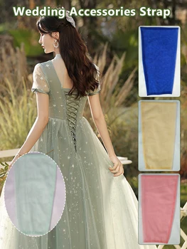 Kit de corsé de satén para vestido de novia, deflector de tela de malla trasera, reemplazo de vestido de boda, protectores de vestido trasero, accesorios de boda DIY, 1 Uds.