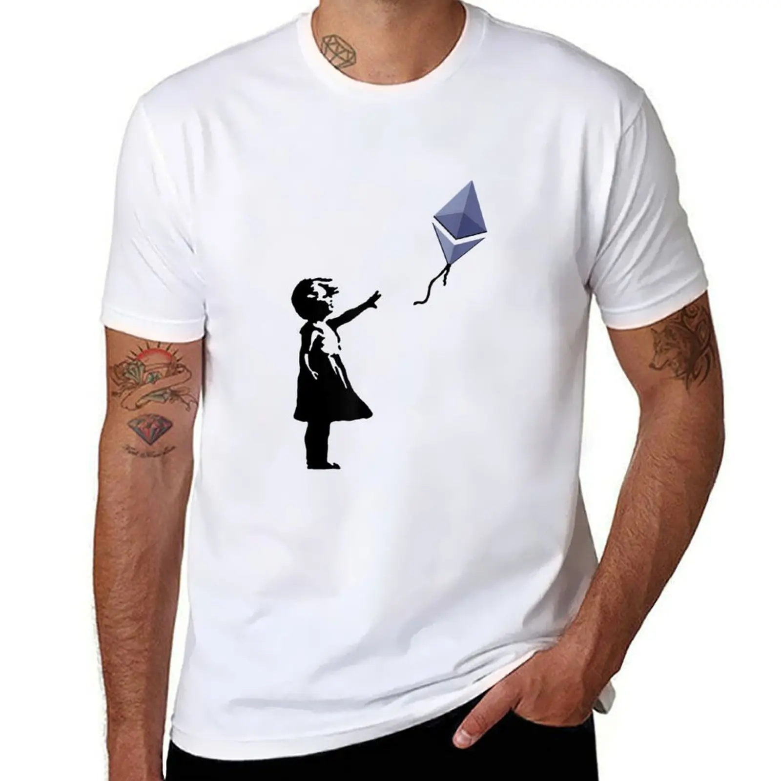 

Ethereum cryptocurrency Ethereum ETH T-Shirt t shirts cotton 100% mens graphic t shirts T-Shirt