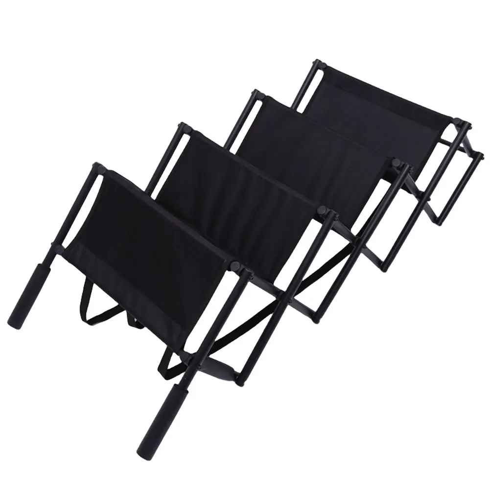 

4 Steps Pet Ramp Auto Travel Ladder with Nonslip Surface Pet Ladder Folding Pet Stairs Ramp Portable Dog Stairs for Car