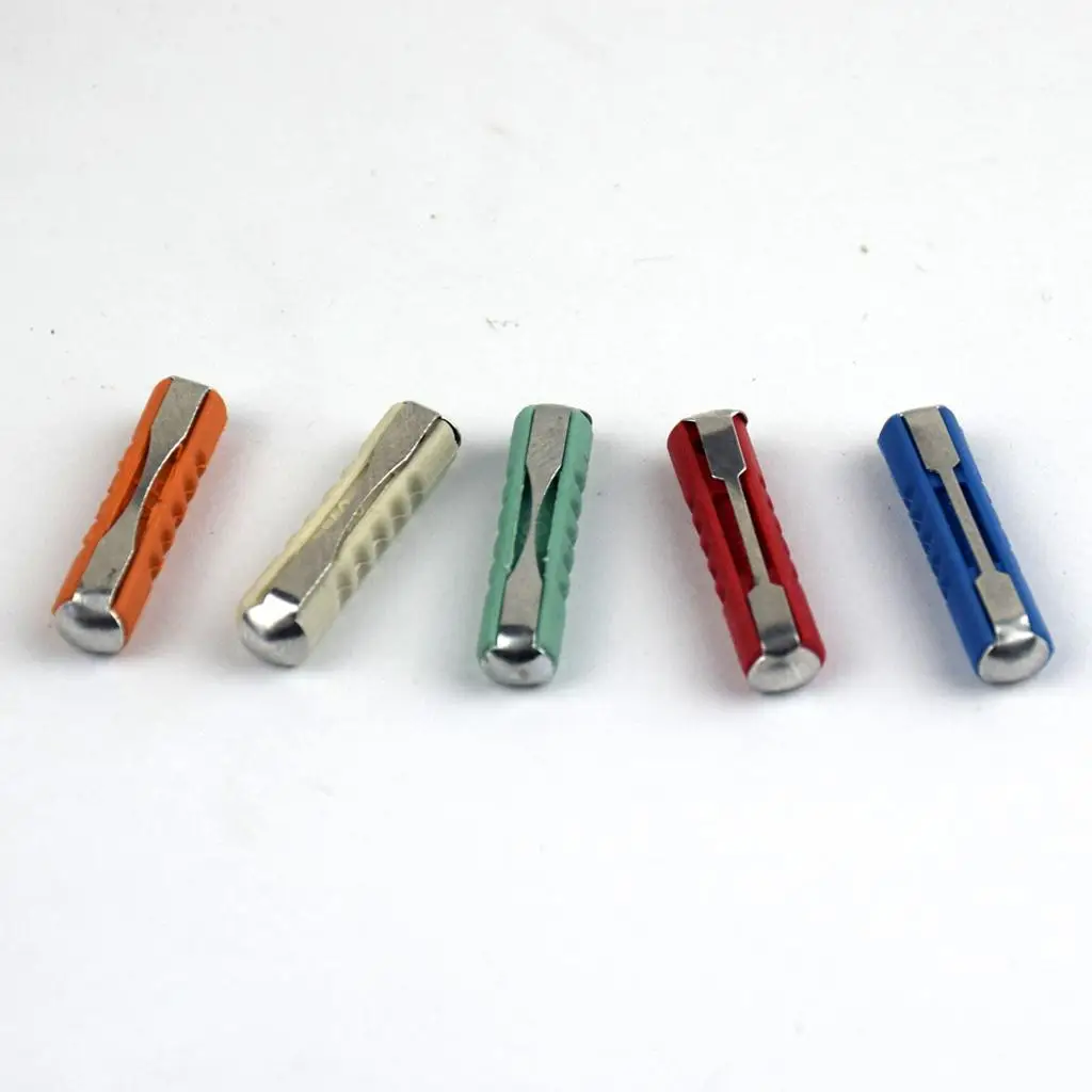 Automotive Replacement Fuses Torpedo Type Classic Car Fuses Kit 200pcs for Old European Cars