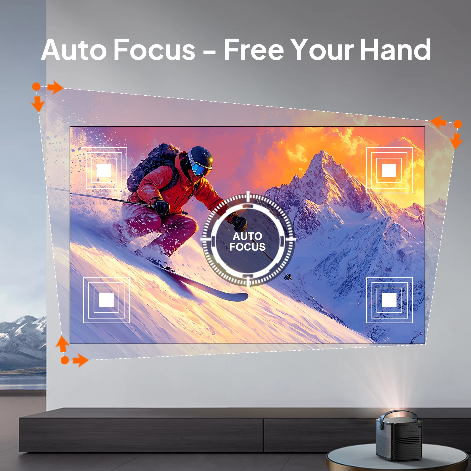 جهاز عرض BYINTEK U80 Max ثلاثي الأبعاد 4K سينما أندرويد 11.0 واي فاي صغير محمول 1080P جهاز عرض فيديو DLP للمسرح المنزلي مع بطارية