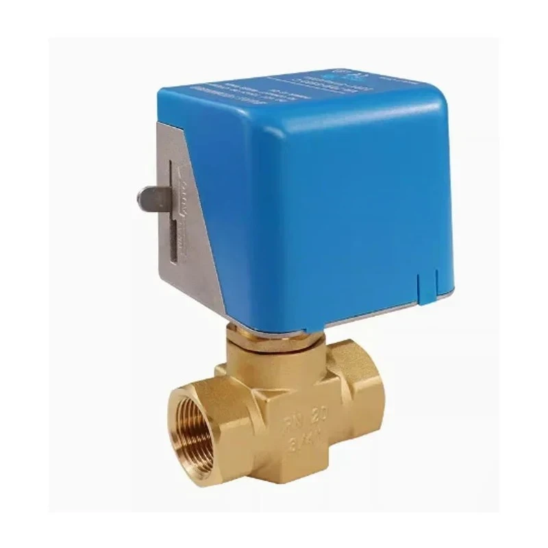 Electric 2-Way Valve VG4400HC/FC/GC with VA-7010 Actuator for HVAC Fan Coil Water Flow Control