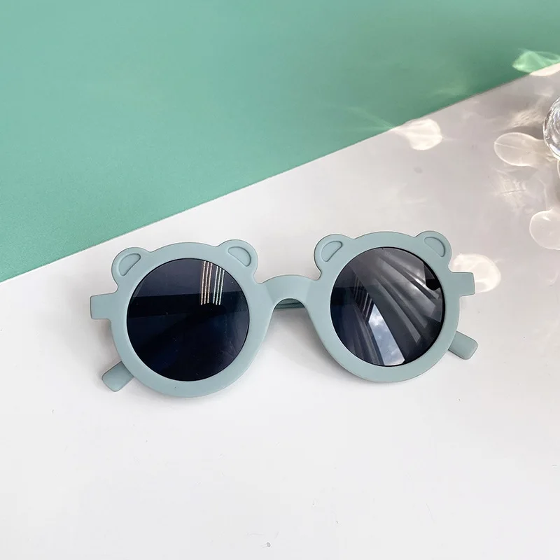 2026 Modische Neue UV400 Kinder-Sonnenbrille mit Weichen Bärenohren Runde Sonnenbrille für Babys Mädchen Jungen Kleinkinder Outdoor Strand Urlaub Geschenk – Detail 17