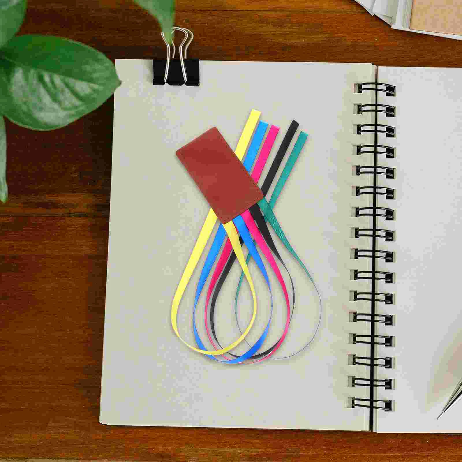 2 Pcs Web Bookmark Bible Tabs Ribbon Page Markers Decorate Polyester Students Reading Bookmarks