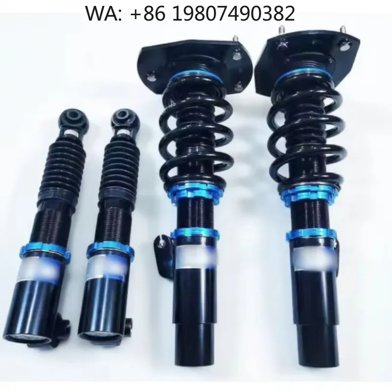 

Dedicated Direct Mount Coilover Suspension Kit, Anti Fatigue Steel Shock Absorbers, Height Adjustable Urban Sport Replace Parts