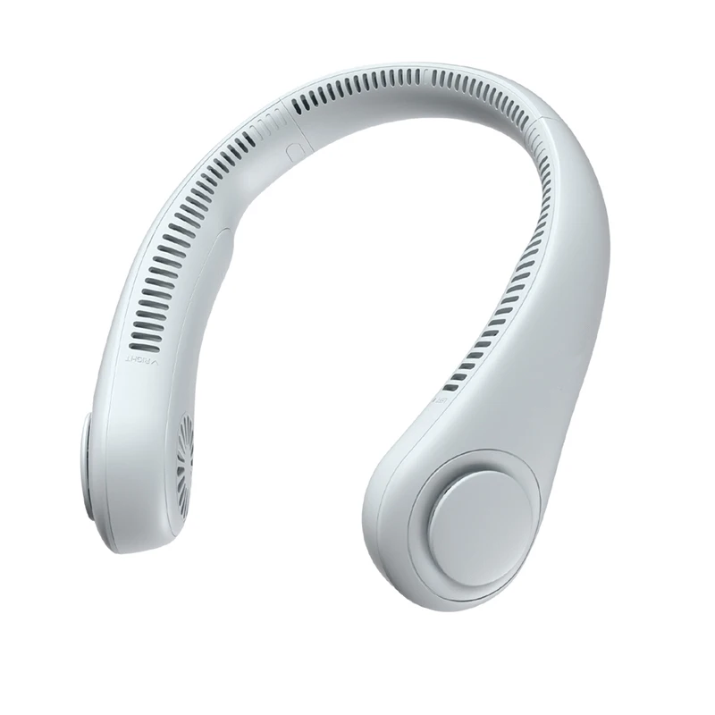 

USB перезаряжаемый портативный подвесной вентилятор на шею, небольшой безлопастной складной вентилятор на шею, воздушный охладитель для автомобиля, для наружного использования