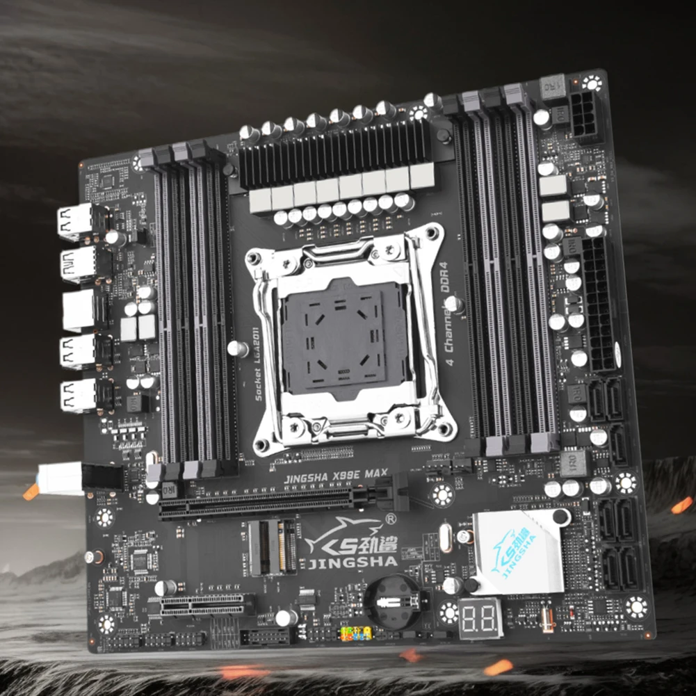

X99E MAX Motherboard LGA2011-3 Computer Motherboard Desktop Mainboard NVME/SATA M.2 USB2.0 SATA 3.0 RJ45 PCIE3.0 X16/x4