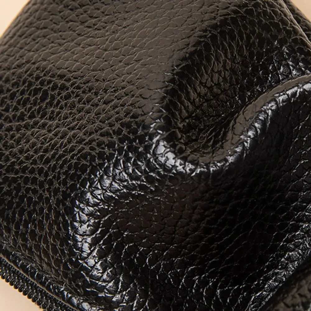 Mini PU Zero Wallet Solid Color Waterproof Coin Storage Bag Dual Zipper Lightweight Small Card Pack Women
