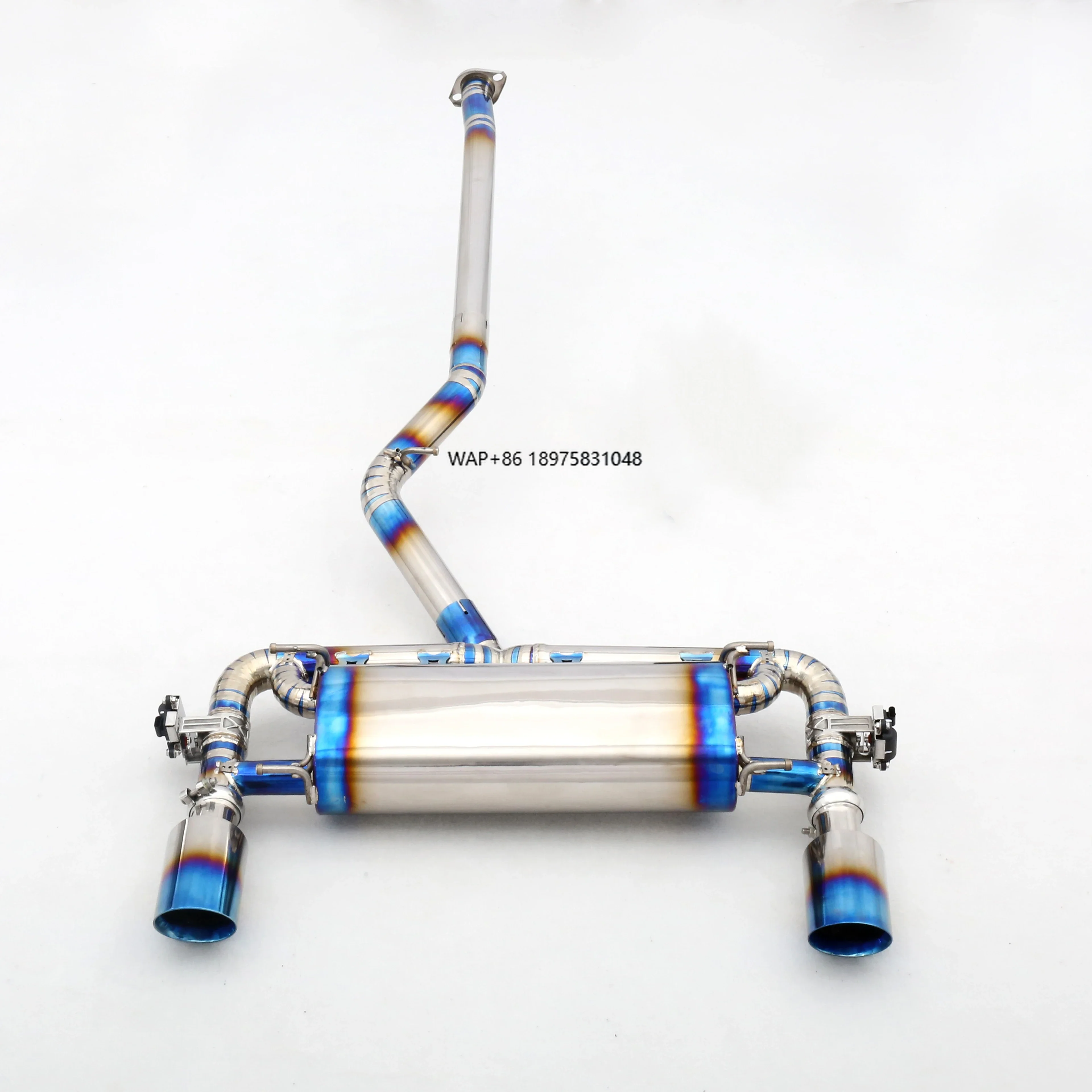Custom Titanium Mirror Polished 1.2mm Thick Valved Exhaust System Perfect Fit for  ZN6 2.0 Vehicles