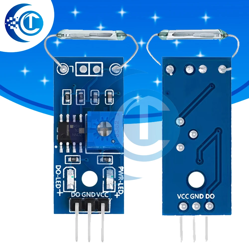 Interruptor Magnético para Arduino, Módulo Sensor Reed, Interruptor Magnetron, Kit DIY, G123-08 LM393, 1PC, 5PCs