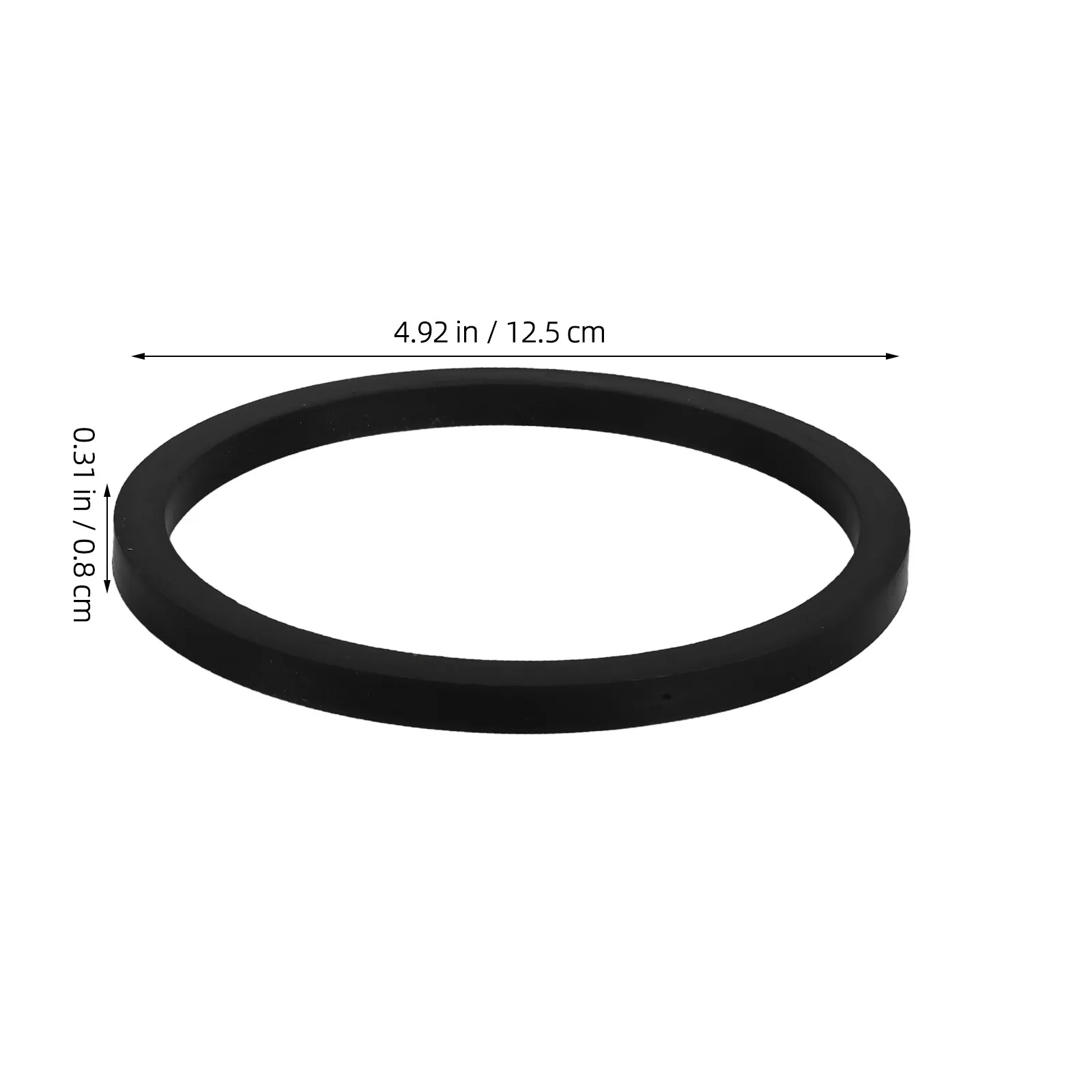 Silicone Heater Gasket High Temp Resistant Corrosion Safe Easy Install Outdoor Gas Patio Heater Glass Replacement Part