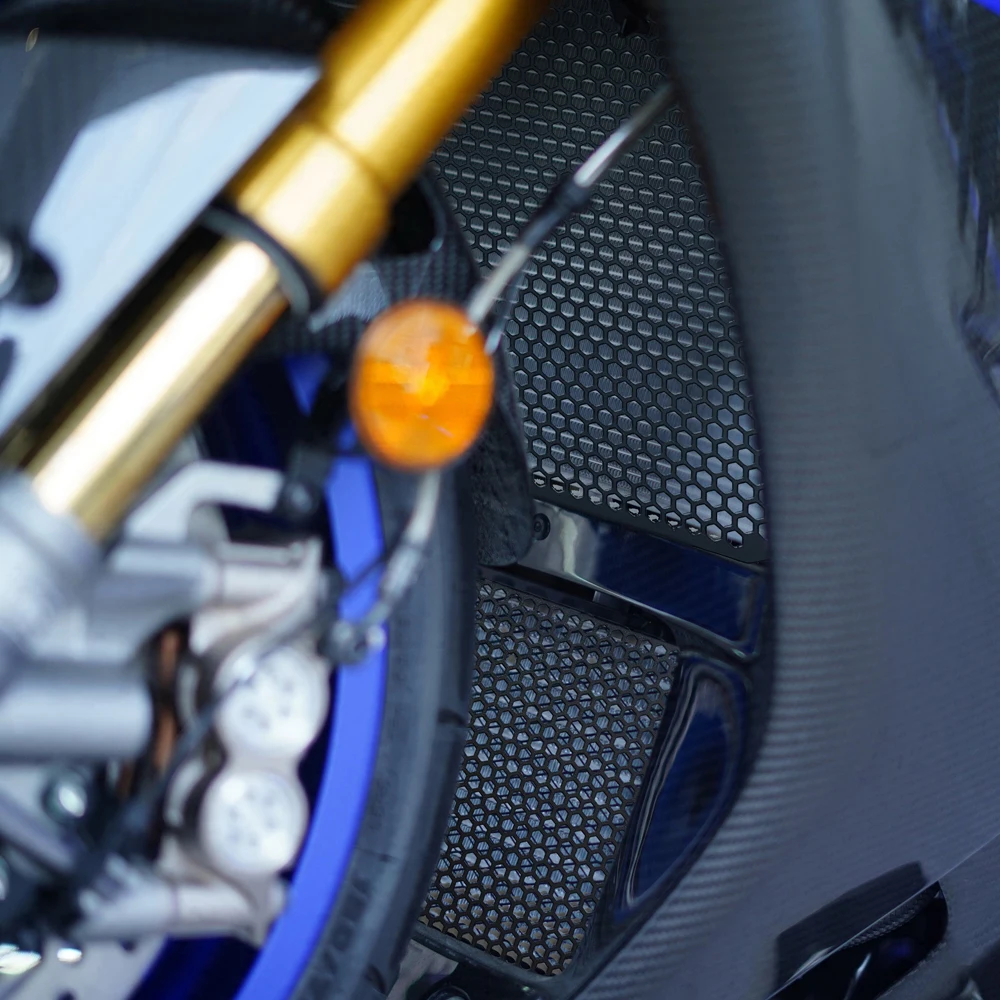 

Motorcycle Grille Cover Protection Radiator Core Guards for Yamaha R1 R1M 2015-2025