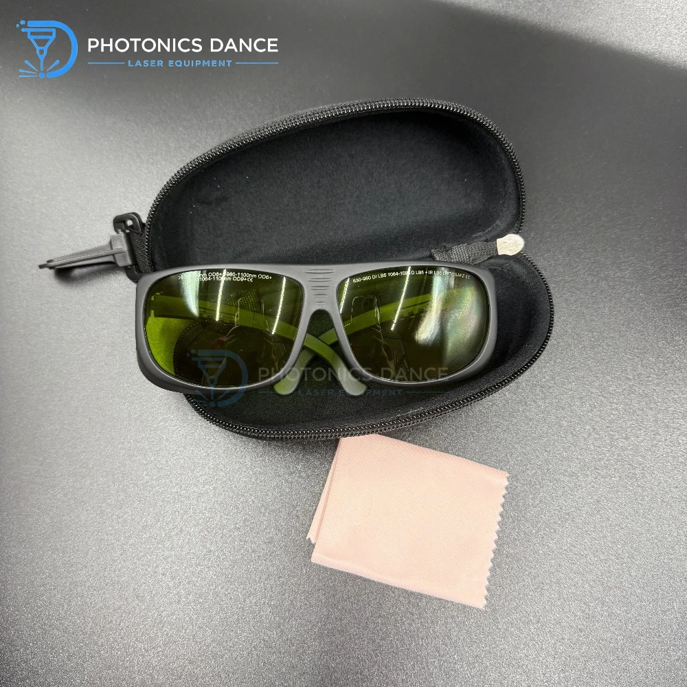 1064-1100nm OD9+ Laser Safety Goggles CE Protective Glasses for Fiber Laser Welding Cutting Cleaning Eye Protection