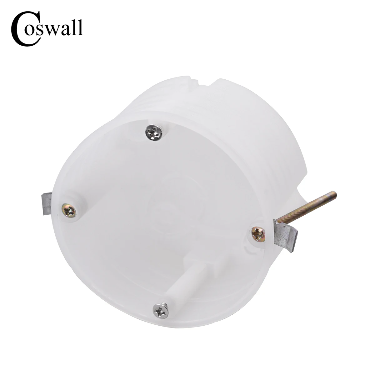 Soft Round Box 1 Gang Dry Lining Box For Gypsum Board / Drywall / Plasterboad 46mm Depth Wall Switch BOX Wall Socket Cassette