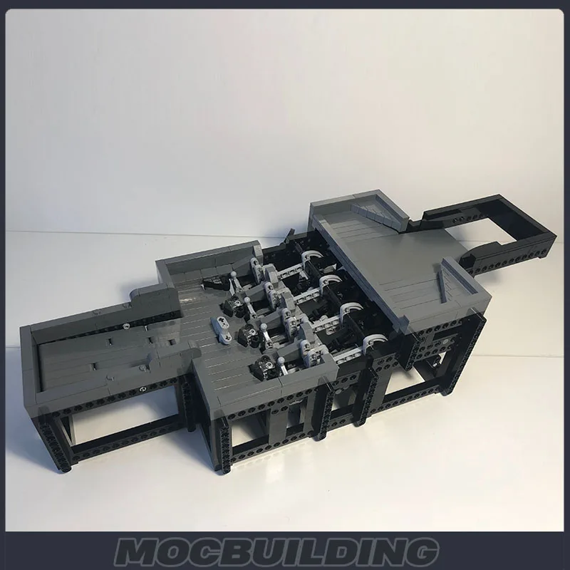 

GBC Stuck Ball Moc Building Block Креативные игрушки Great Ball Contraption DIY Сборка Технология Кирпичи Модель двигателя Подарки на день рождения