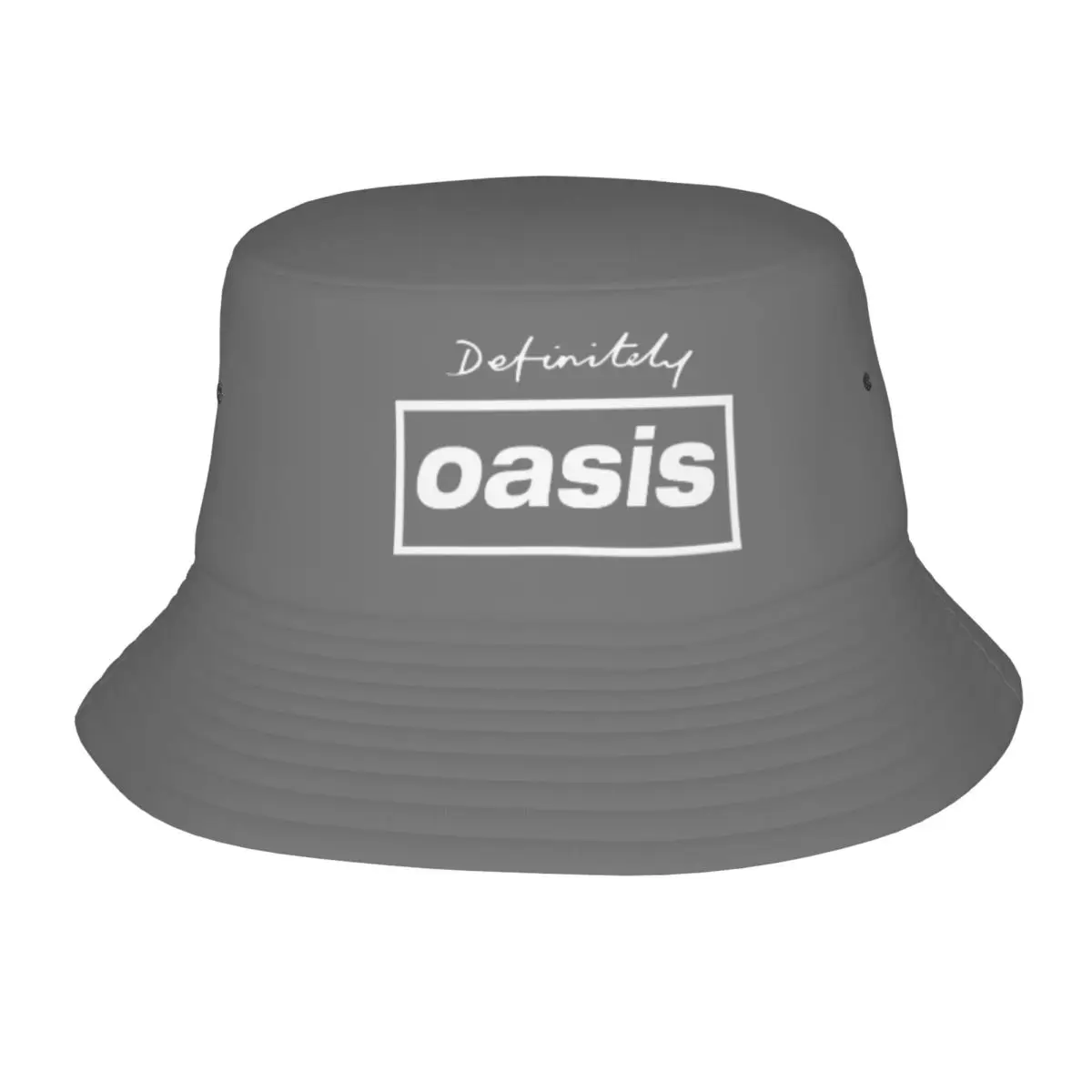 Unisex Bucket Hats Definitely Rock Band Logo Vocation Getaway Headwear Packable Sport Fisherman Cap O-Oasis Bob Hat Dropshipping