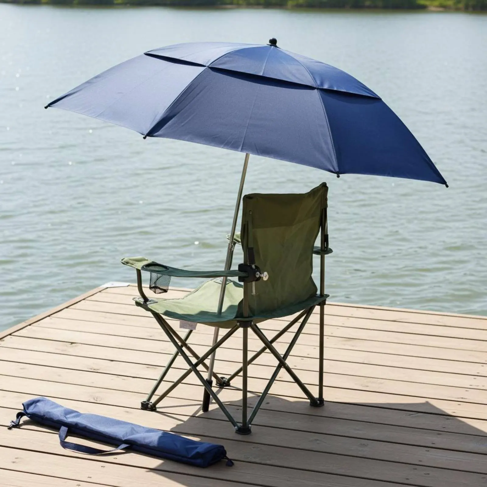 

Fishing Chair Umbrella Protection Clamp Umbrella Portable Folding Shade Foldable Outdoor Accessory Lightweight for Campers